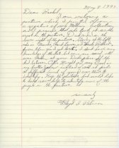 Letter to Rachel from Floyd