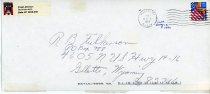 Envelope from Floyd to Rachel