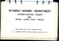 WY HWY DEPT Data Tables