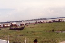 Local people and homes in Vietnam