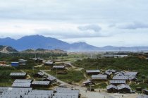 View of US Navy Base Camp in Vietnam