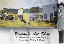 Benson's Art Shop: Exhibit Opening and Book Signing, Rockpile Museum