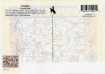 Greetings from Wyoming: The Equality State, Map of WY