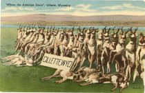 " 'Where the Antelope Roam.' Gillette, Wyoming."