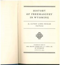 History of Freemasonry in Wyoming 1874-1924