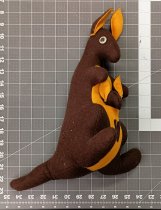 University of Wyoming stuffed kangaroo