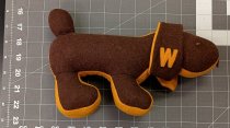 University of Wyoming stuffed dog