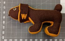 University of Wyoming stuffed dog