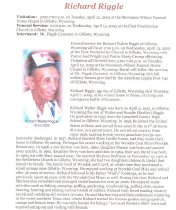 Richard Riggle obit