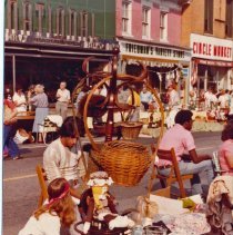 Glen Street during Festival in 1980 - National Army Navy, Friedman's, Circle Market