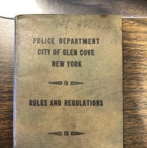 Glen Cove Police Department pamphlet - Rules and Regulations, Rev. 1934