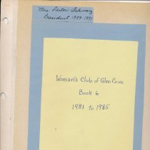 Woman's Club Album 1981-1985