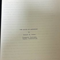 Robert R. Coles Notes/Lectures