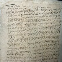 Indian Deed dated 1685 to John Townsend