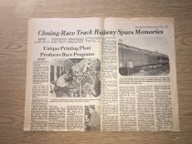 2016.5.10 - Closing Race Track Railway Spurs Memories