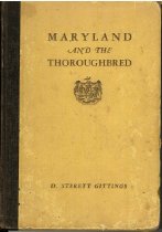 2017.9.1 - Book - Maryland and the Thoroughbred