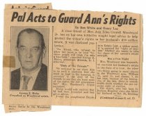 2018.008.017a - Article - Pal Acts to Guard Ann's Rights