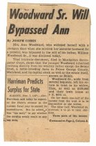 2018.008.021a - Article - Woodward Sr. Will Bypassed Ann