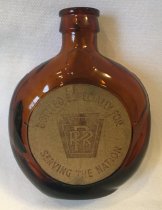 1996.012.001 - Whisky Bottle from Pennsylvania Railroad