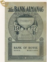 2004.018.001 - Bank Almanac from Bank of Bowie 1927