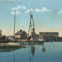 Scene in Mystic Harbor