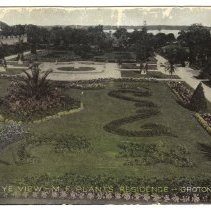 Birdseye View of M.F. Plant's Residence, Groton