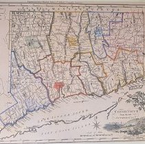 Map of Connecticut, 1795