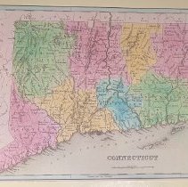 Map of Connecticut, 1838