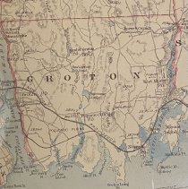 Enlargement from "Map of South New London County," 1893