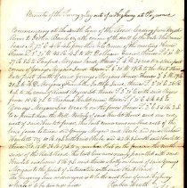 Survey of Road at Poquonnock, 1859