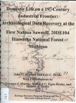 Cover, Domestic life on a 19th century industrial forntier