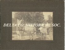 Kaufmann, Selma driving buggie