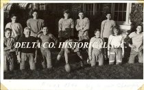 1946 Escanaba JV football players (Blues)