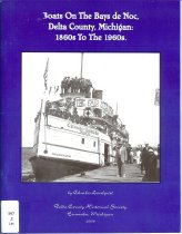 Cover art, Boats on the Bays de Noc