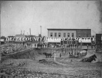 Excavation for 1301 Ludington Street