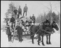 Load of logs, Ford River