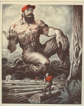 Paul Bunyan had to bear down on Chris Crosshaulsen