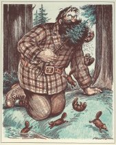 Paul Bunyan and the beavers