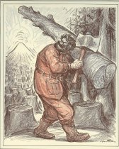 Paul Bunyan creates Pike's Peak