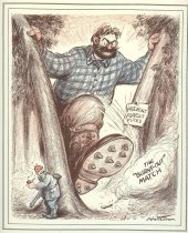 Paul Bunyan prevents forest fires