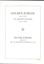 Golden Jubilee St. Jos. Church title page