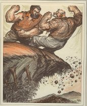 Paul Bunyan and Hels Helson fight