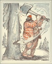 Paul Bunyan in the Petrified Forest