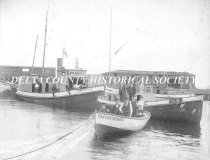 Hansen and Jensen Fishing boats at dock