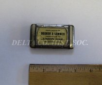 Decker & Lemmer matchbox back