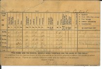 2nd grade report card for Mildred Kjellander