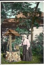 Hattie Farrell in costume for O.E.S. program