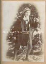 James Tolan dressed for part in a play