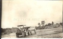Bichler Stone Quarry - hauling stone over River