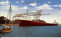 Escanaba Coal dock, with the J.J. TURNER docked